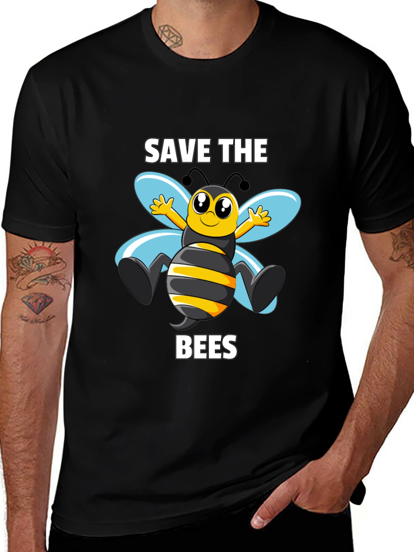 Save the Bees Graphic T-Shirt