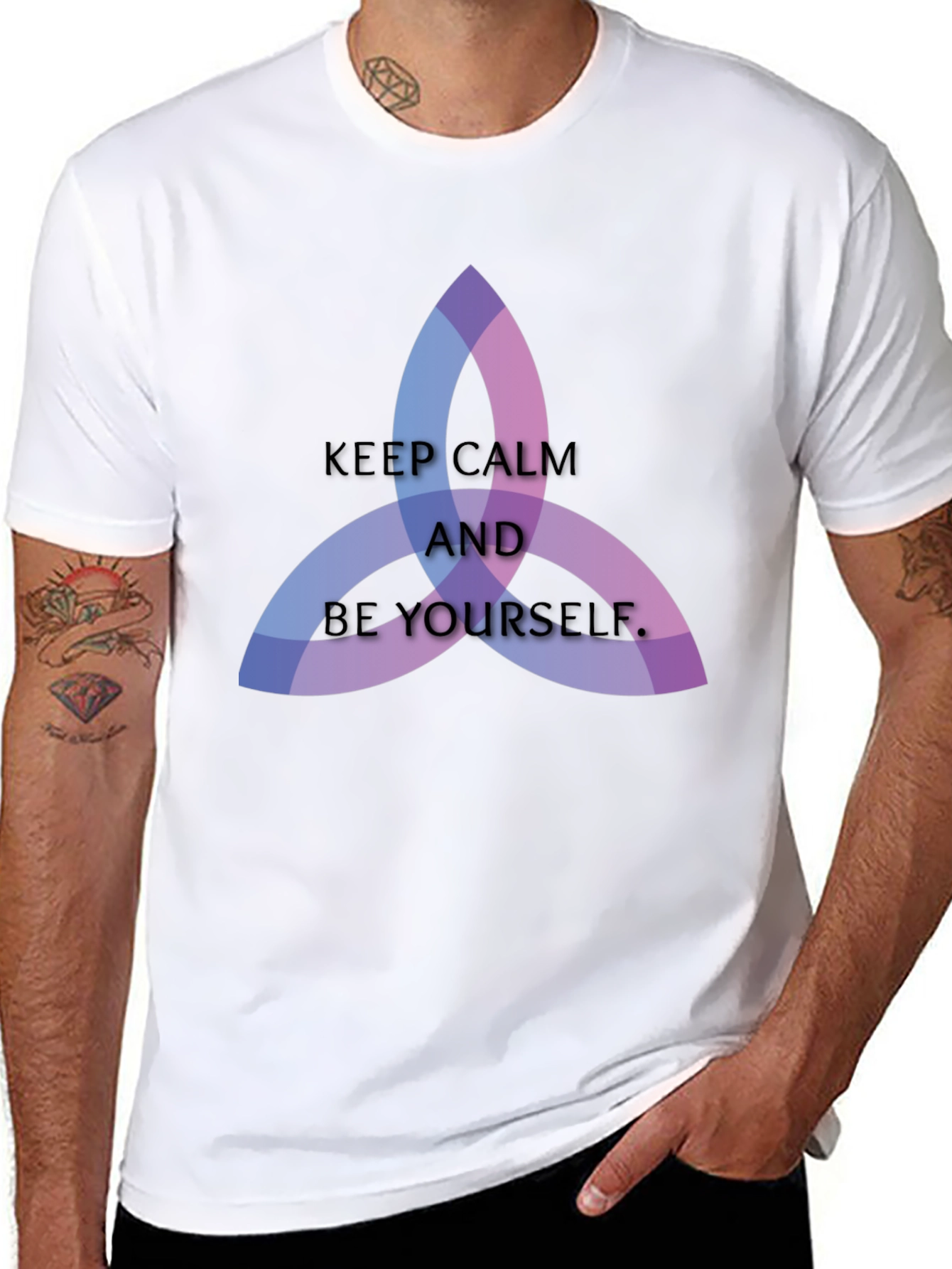 Keep Calm & Be Yourself Graphic Tee