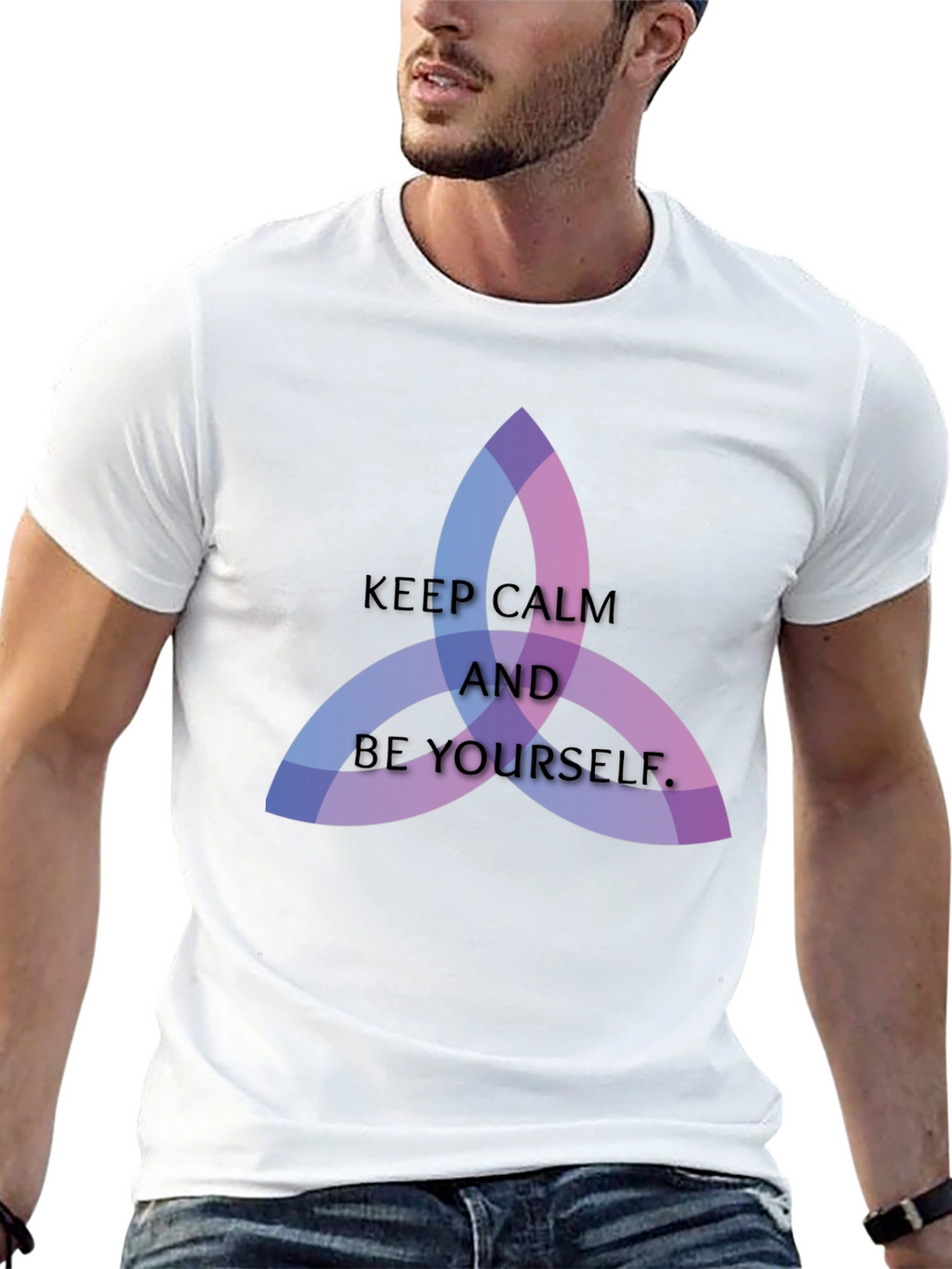 Keep Calm & Be Yourself Graphic Tee