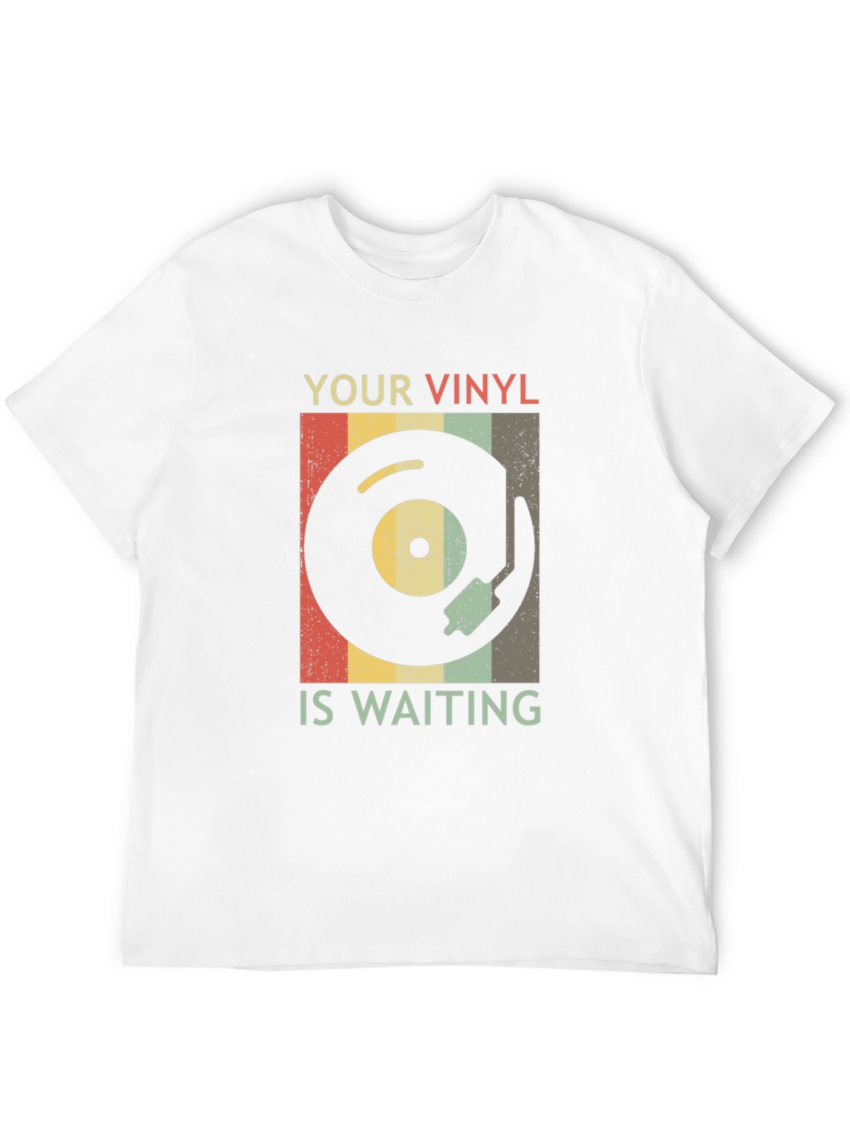 Retro Vinyl Record T-Shirt - Your Vinyl is Waiting