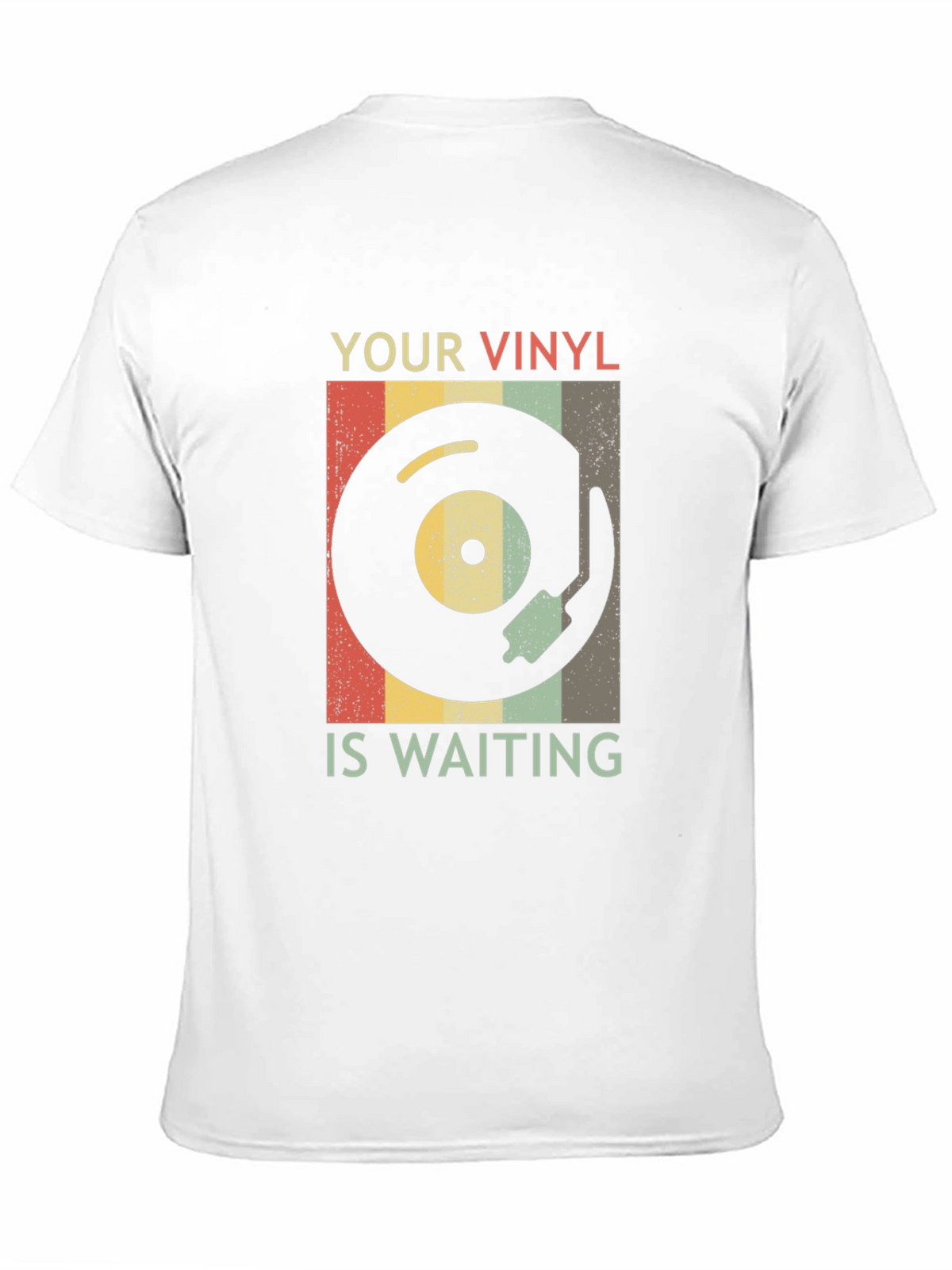 Retro Vinyl Record T-Shirt - Your Vinyl is Waiting