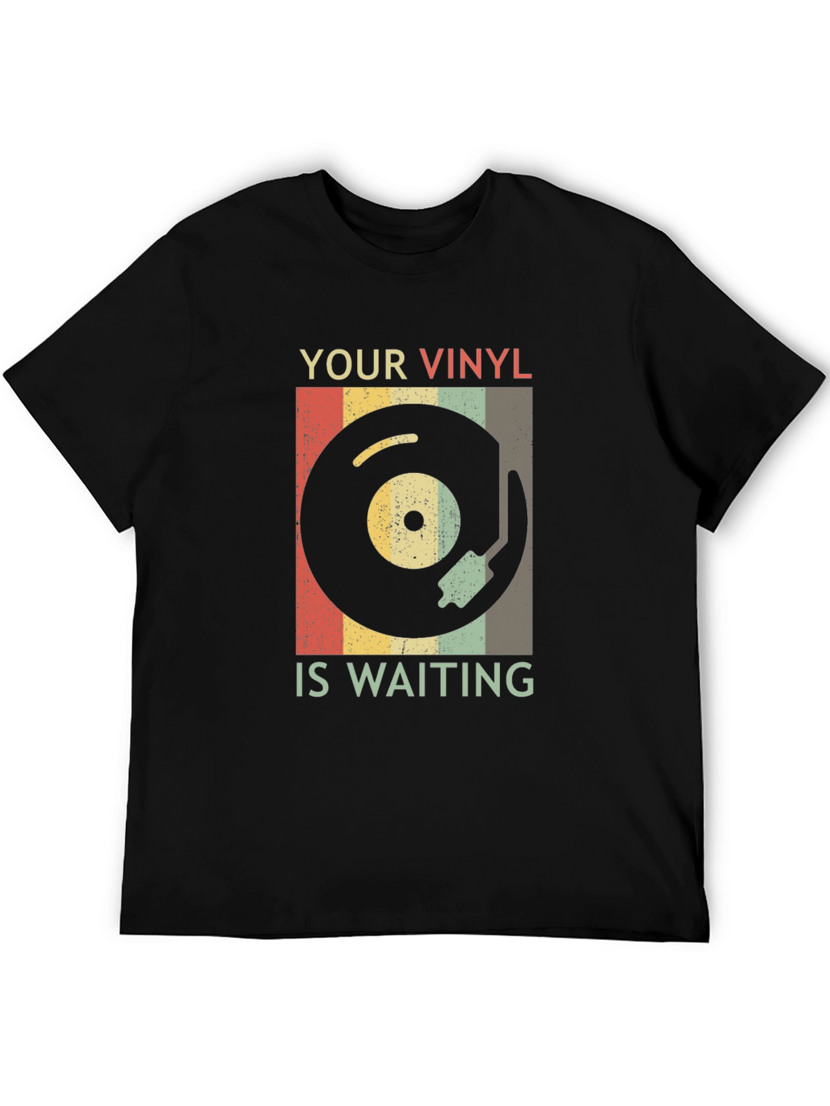 Retro Vinyl Record T-Shirt - Your Vinyl is Waiting