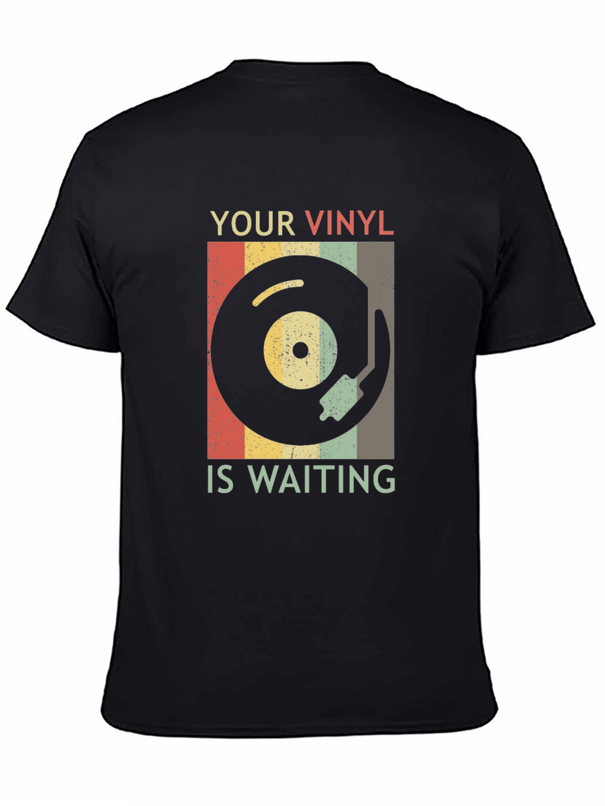 Retro Vinyl Record T-Shirt - Your Vinyl is Waiting